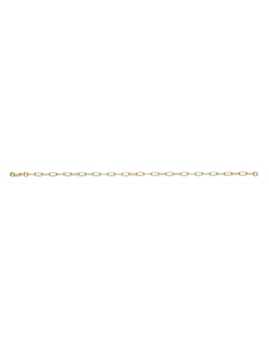 Fantasie anker geel 3,5mm breed. L: 7,65mm, B: 3,5mm, D: 0,75mm