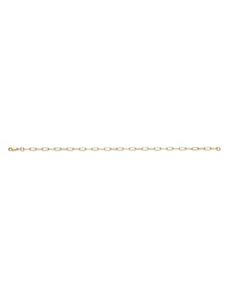 Fantasie anker geel 3,5mm breed. L: 7,65mm, B: 3,5mm, D: 0,75mm