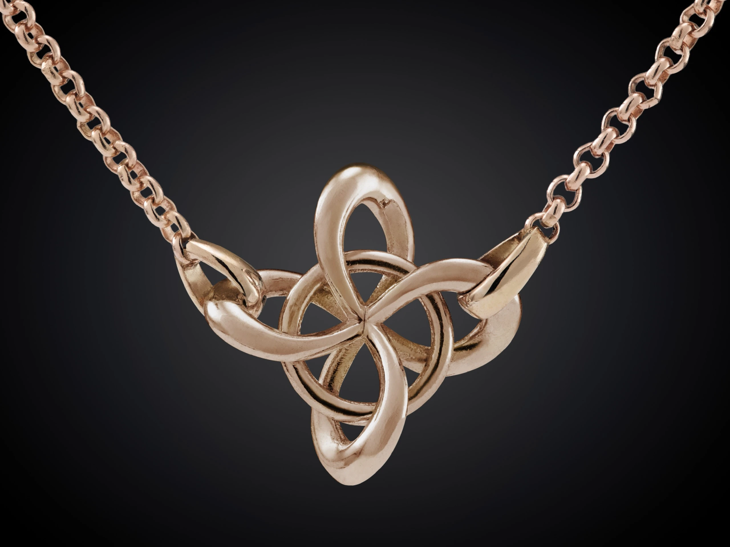 Infinity armband roodgoud