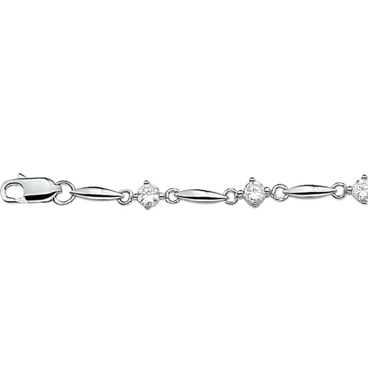Armband Wit,zilver