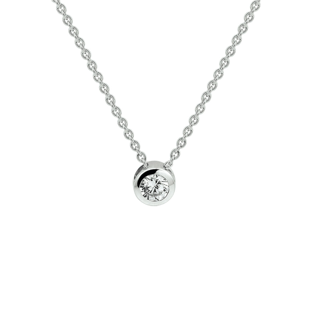Collier Wit,zilver
