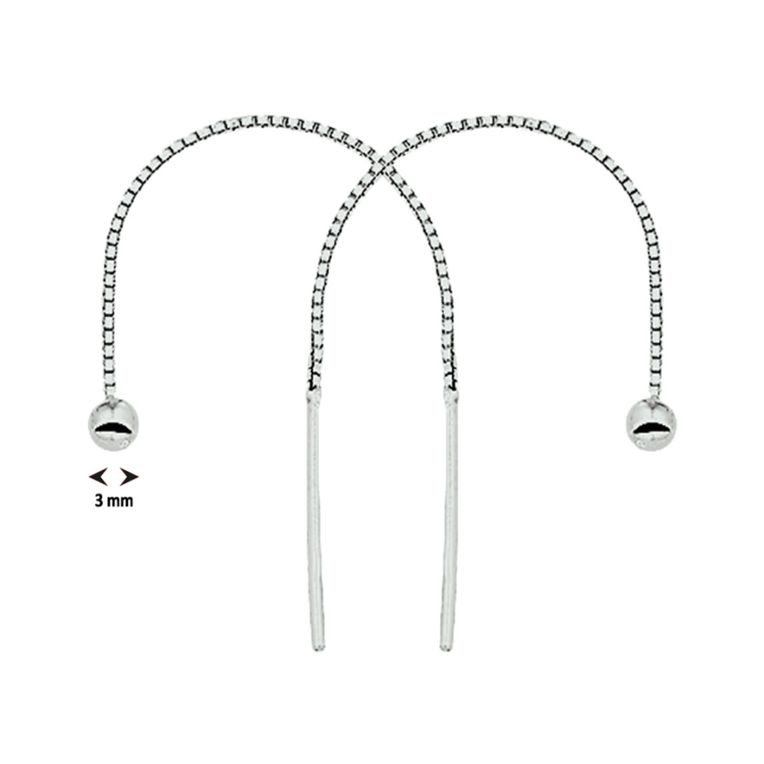 Oorsieraad zilver