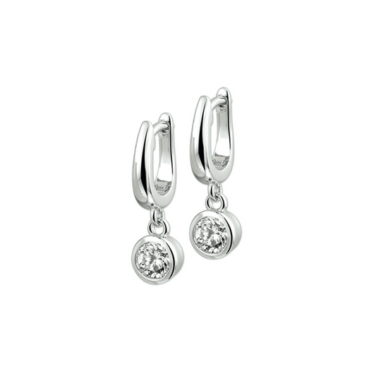 Oorsieraad Wit,zilver