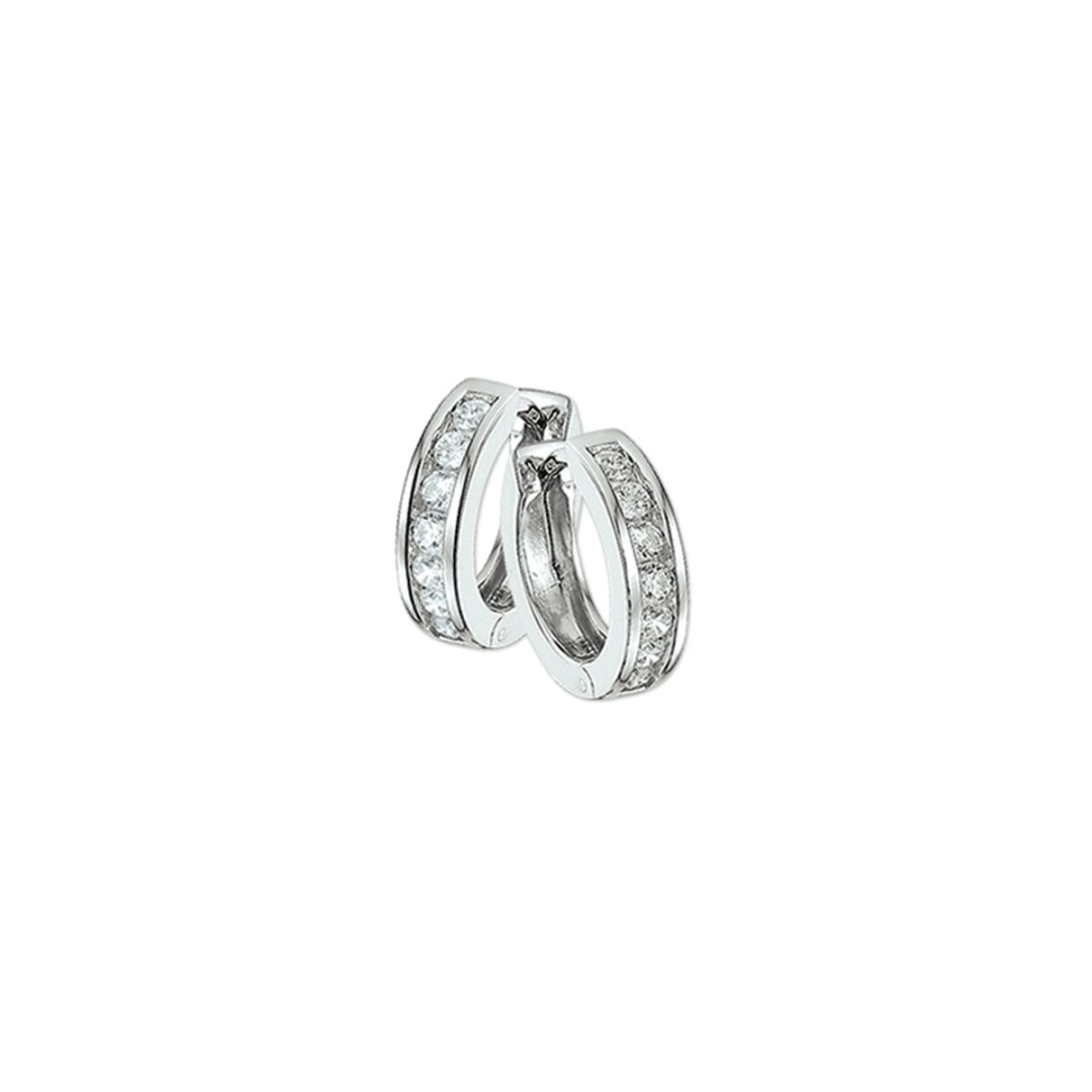 Oorsieraad Wit,zilver