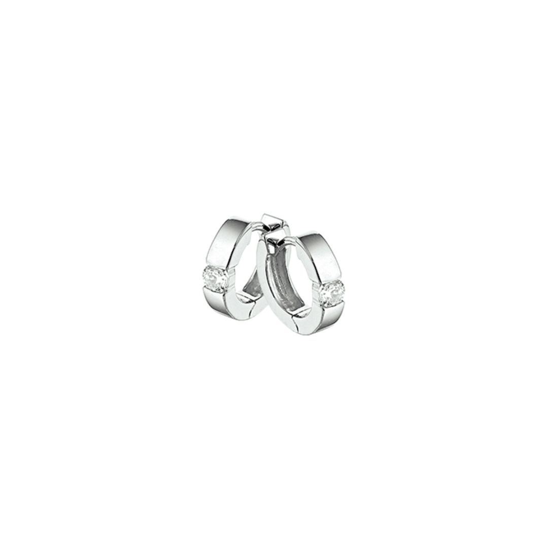Oorsieraad Wit,zilver