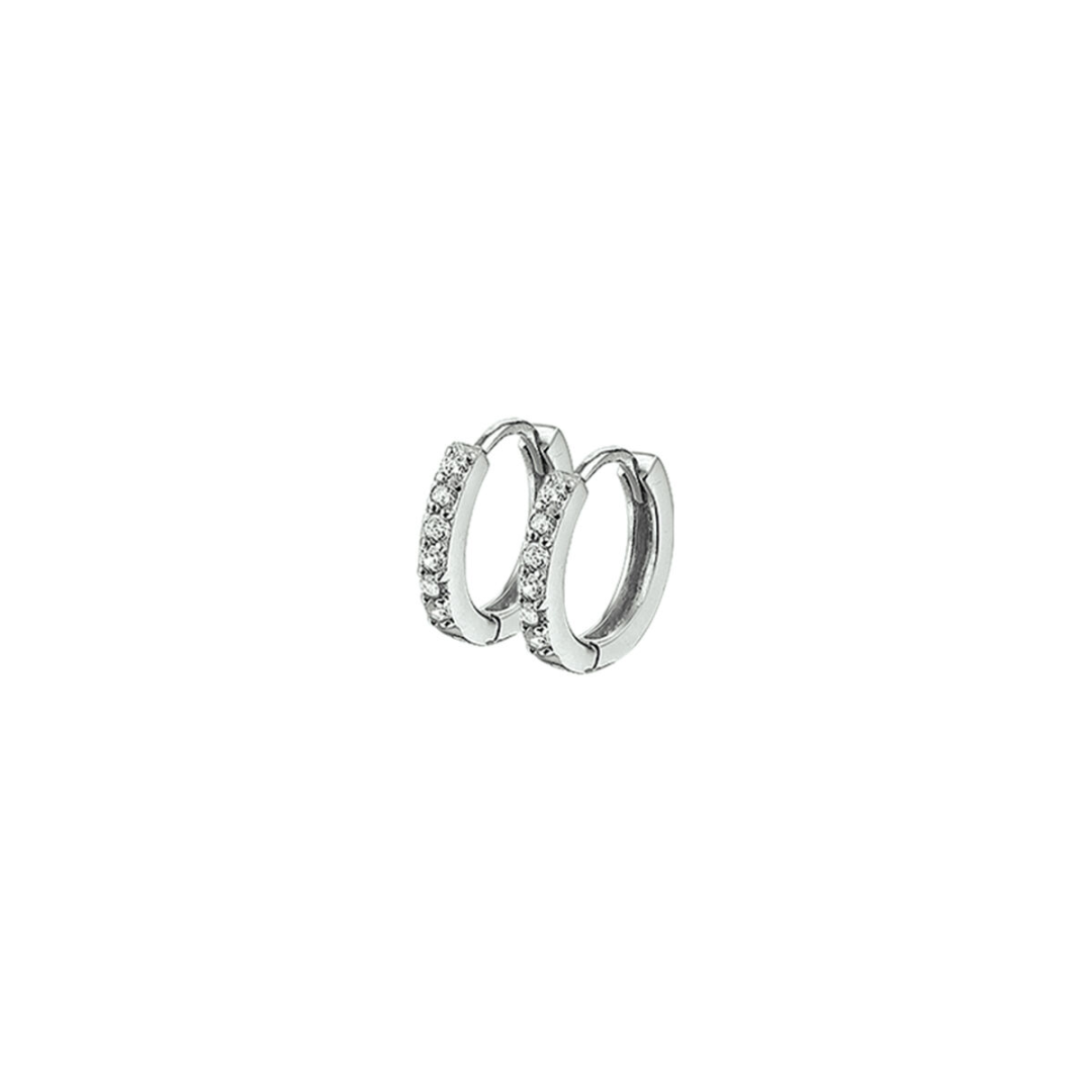 Oorsieraad Wit,zilver