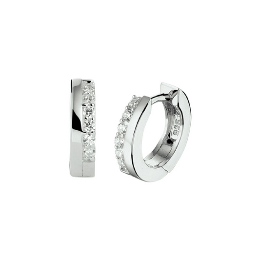 Oorsieraad Wit,zilver