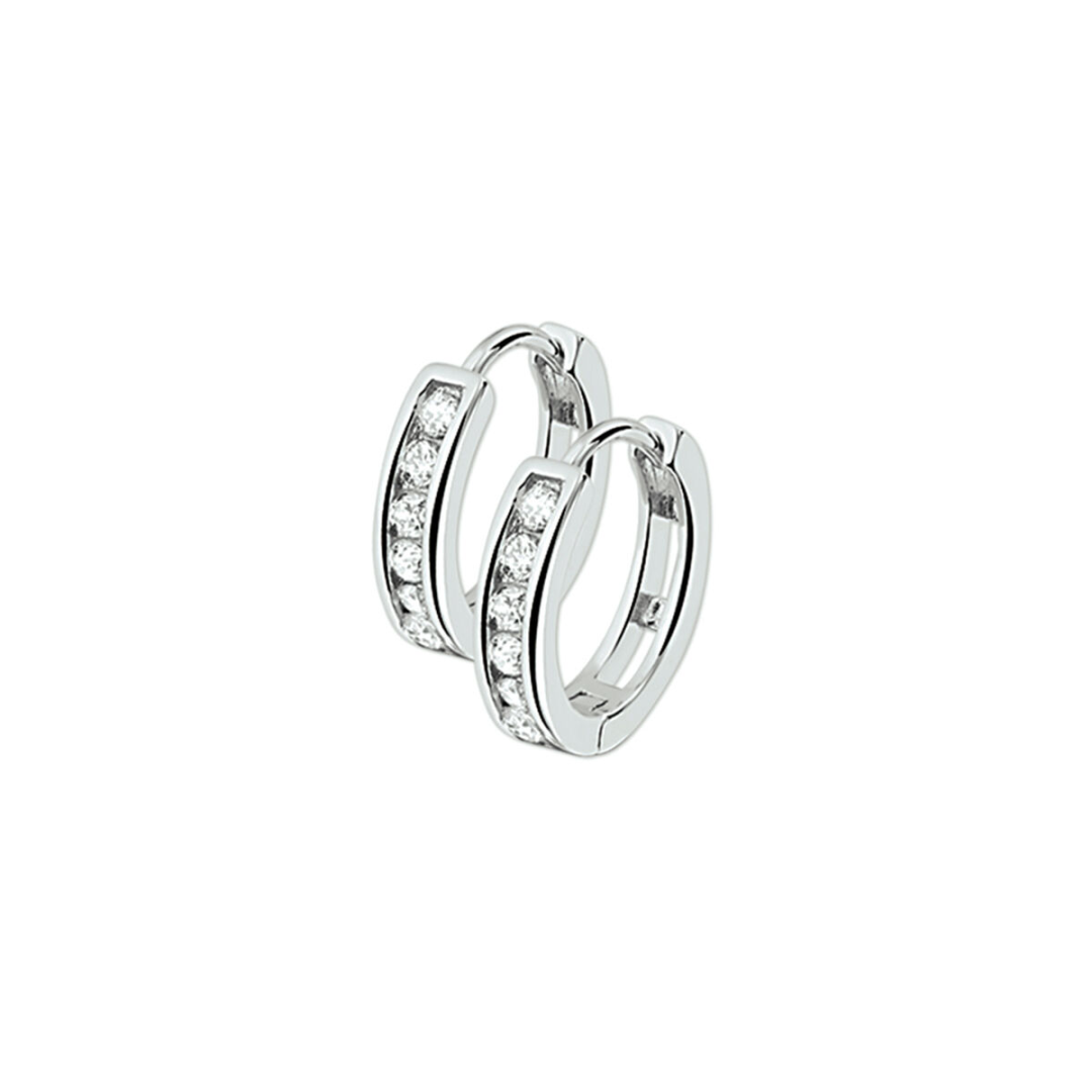 Oorsieraad Wit,zilver