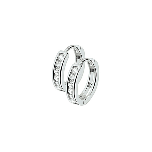 Oorsieraad Wit,zilver