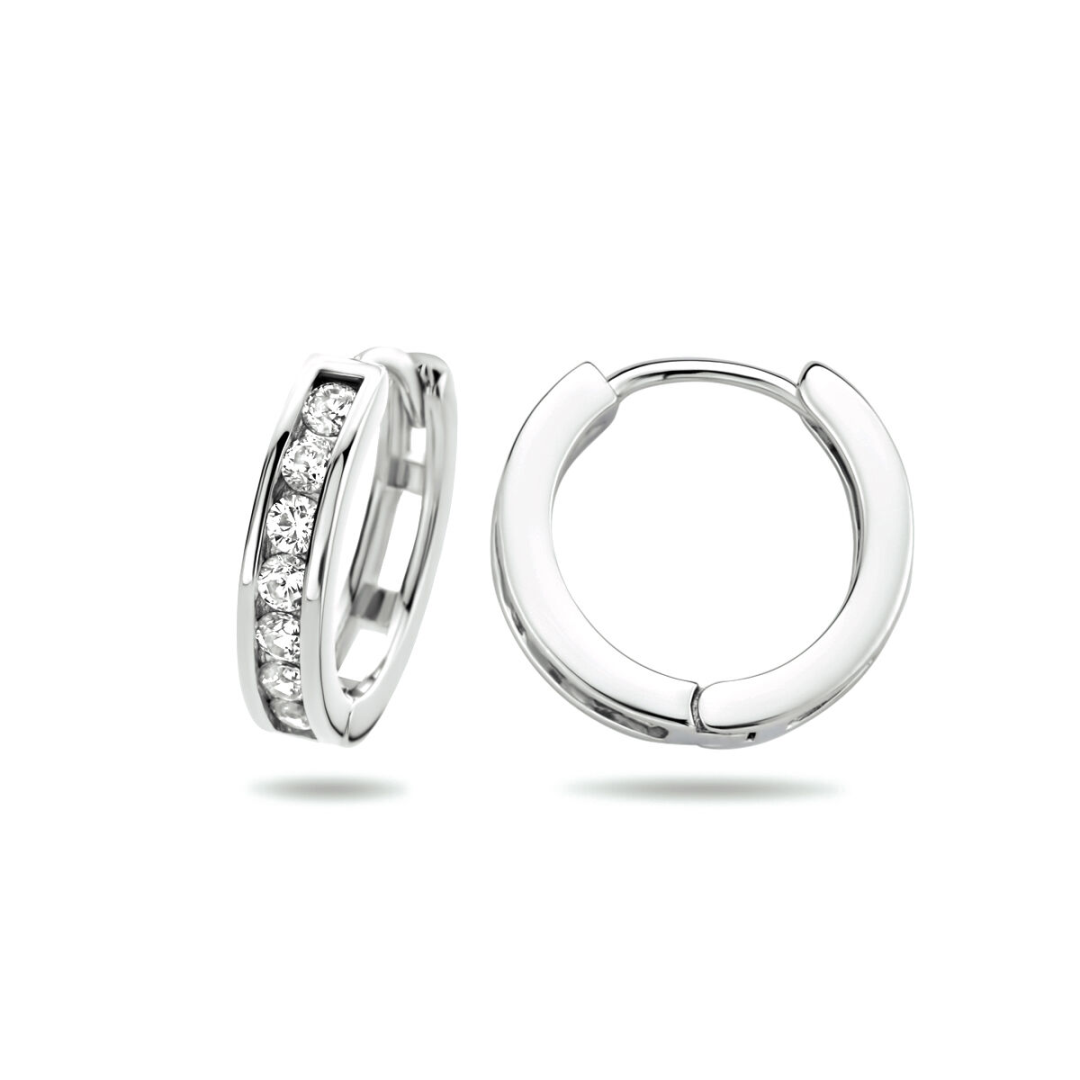 Oorsieraad Wit,zilver