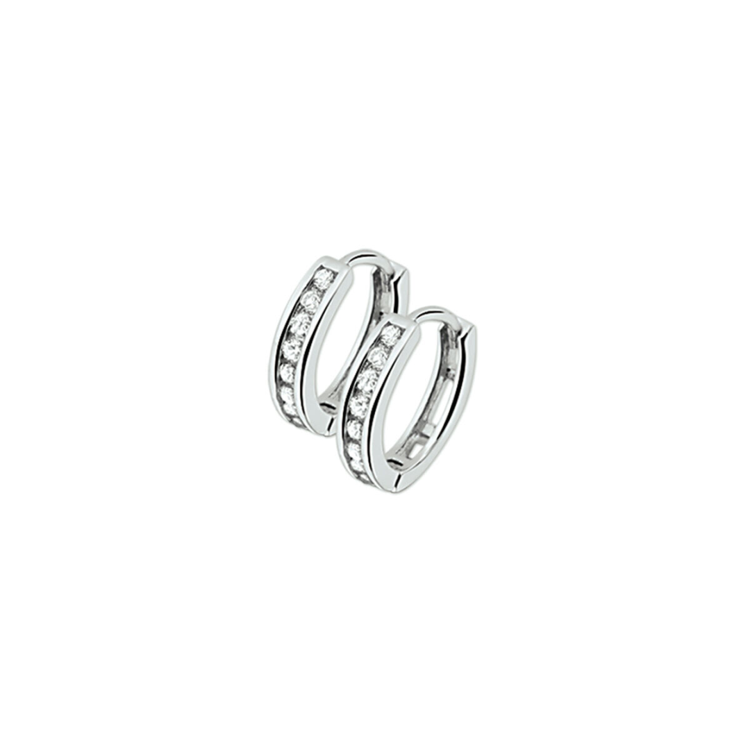 Oorsieraad Wit,zilver