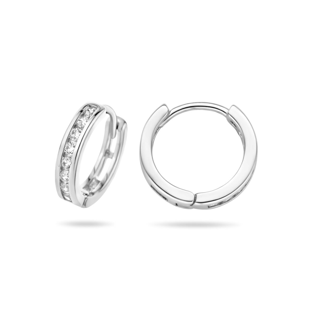 Oorsieraad Wit,zilver