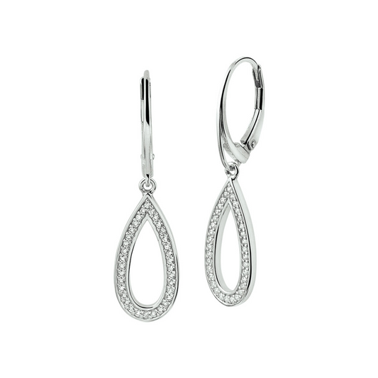Oorsieraad Wit,zilver