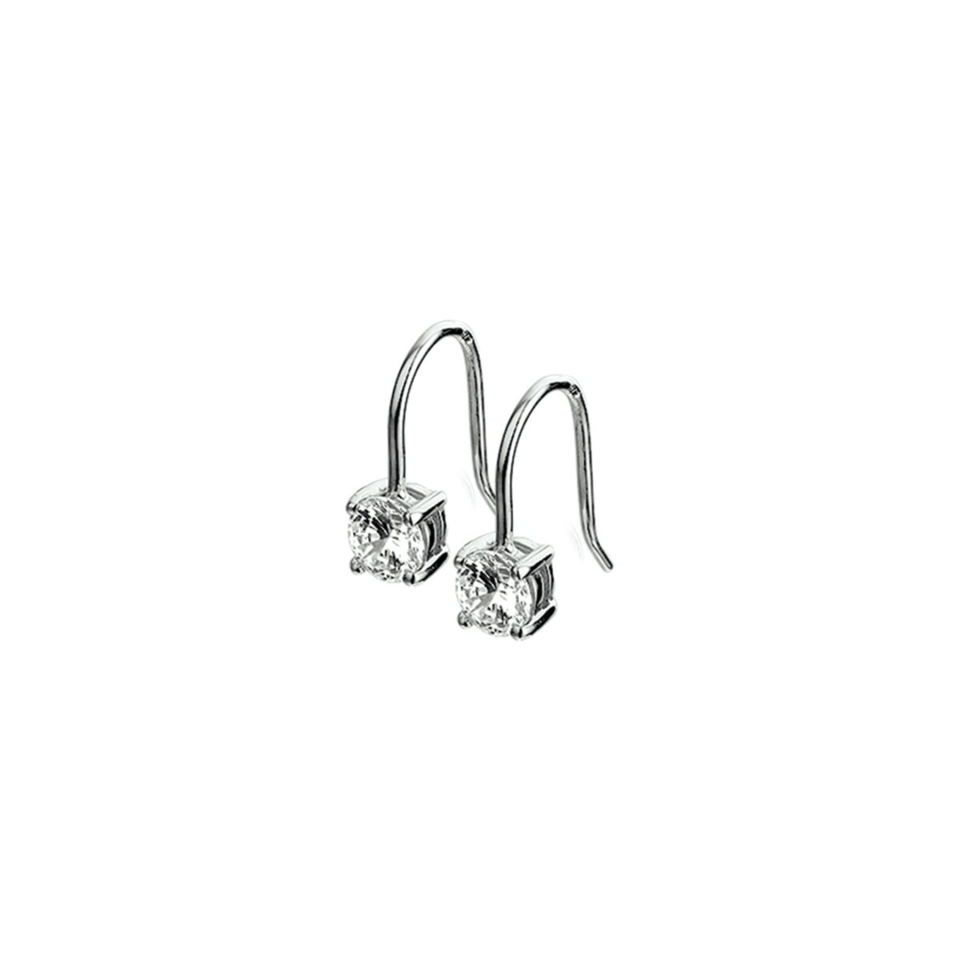 Oorsieraad Wit,zilver