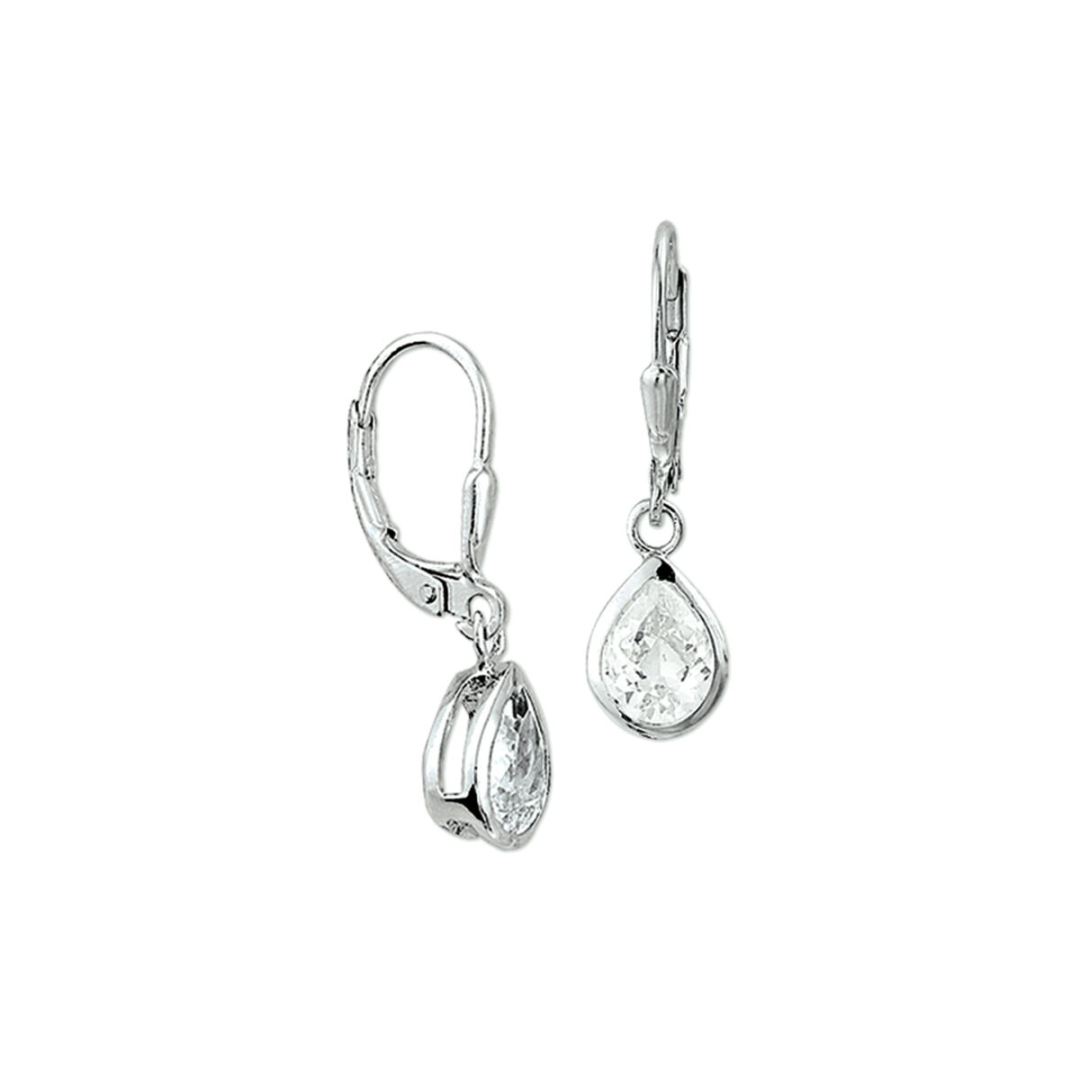 Oorsieraad Wit,zilver