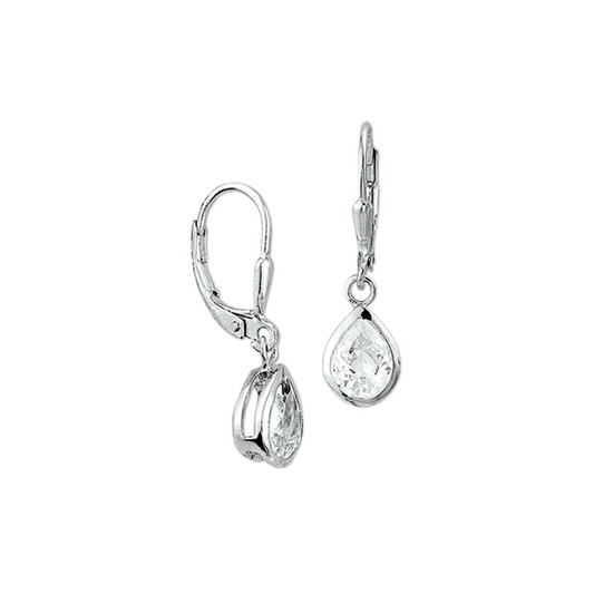 Oorsieraad Wit,zilver