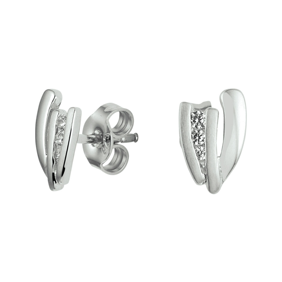 Oorsieraad Wit,zilver