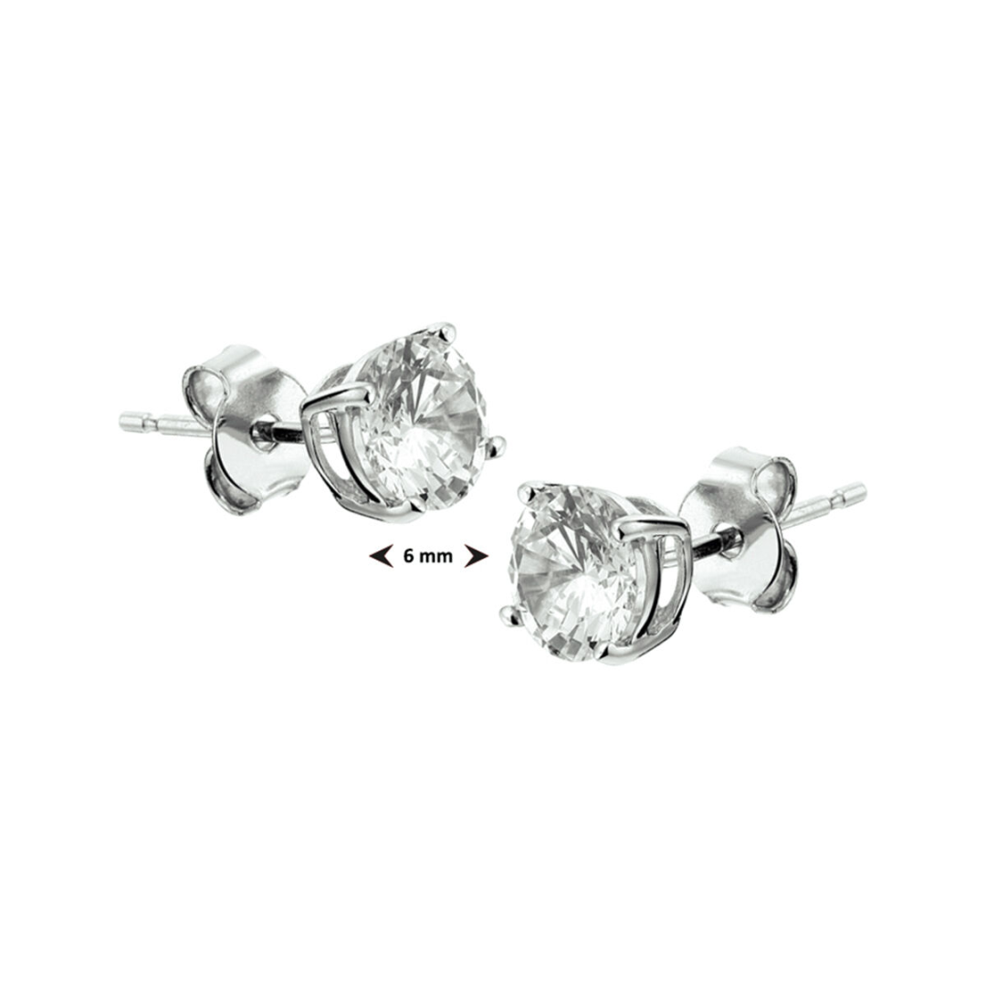 Oorsieraad Wit,zilver
