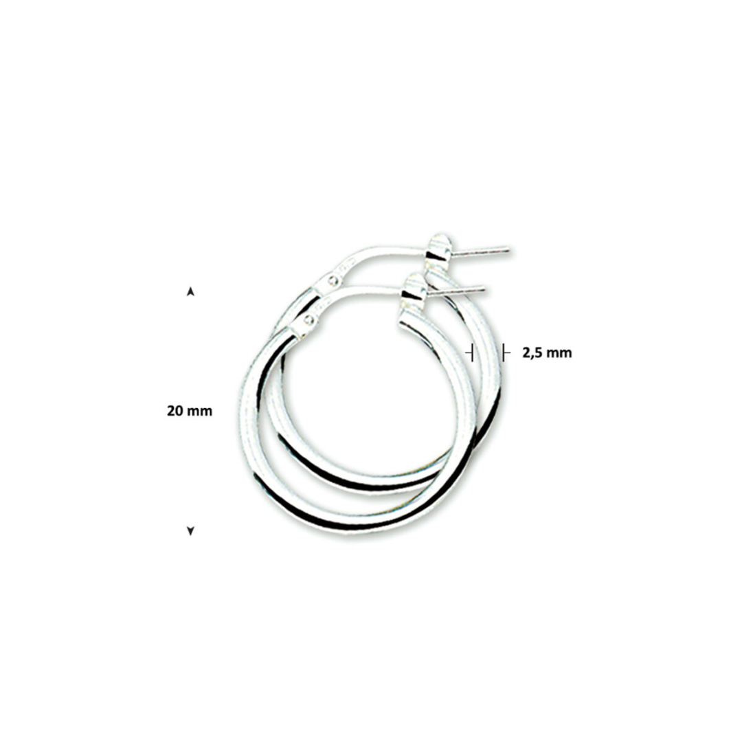 Oorsieraad zilver