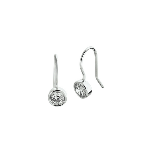 Oorsieraad Wit,zilver