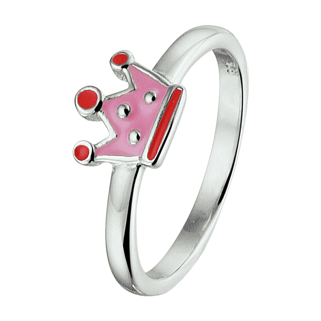 Ring Rood,roze,zilver