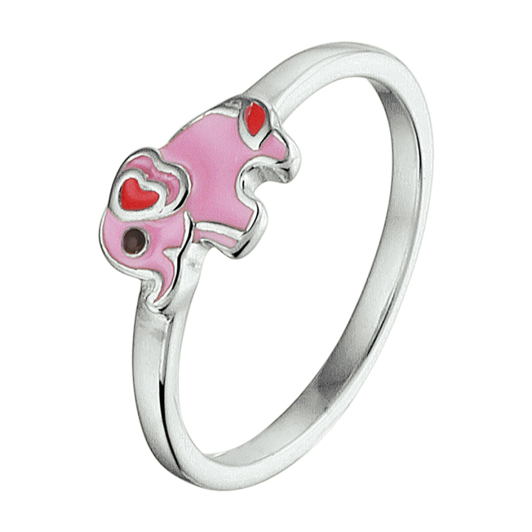 Ring Rood,roze,wit,zilver