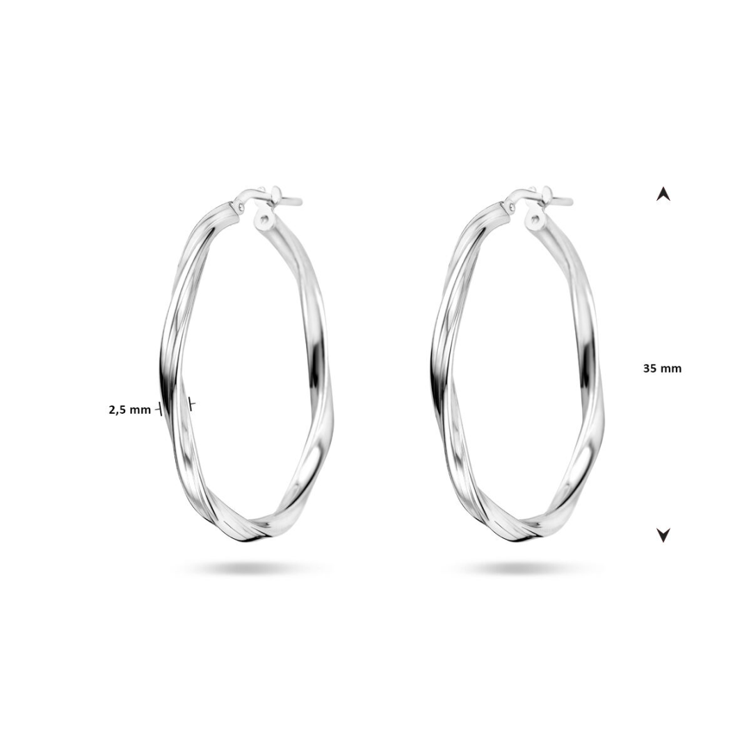 Oorsieraad zilver