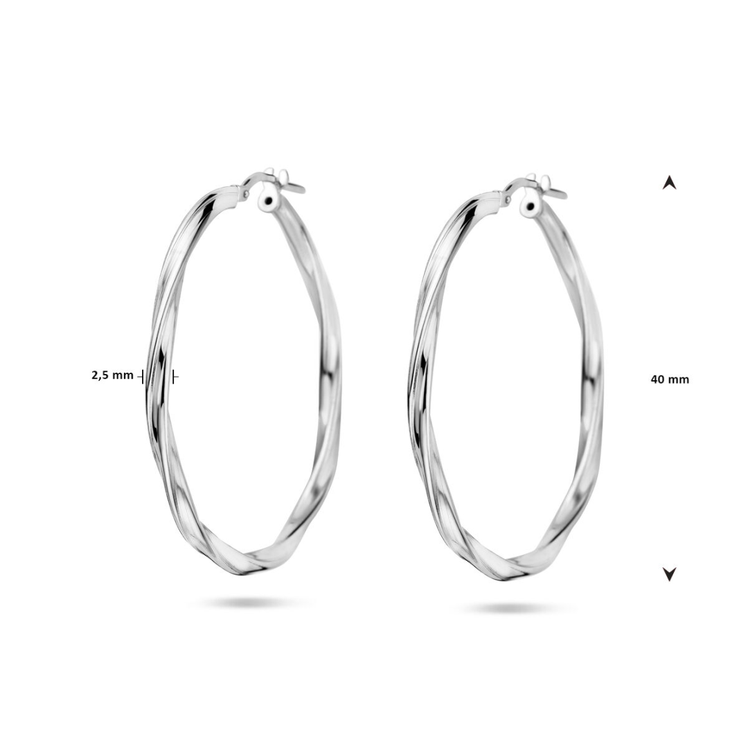 Oorsieraad zilver