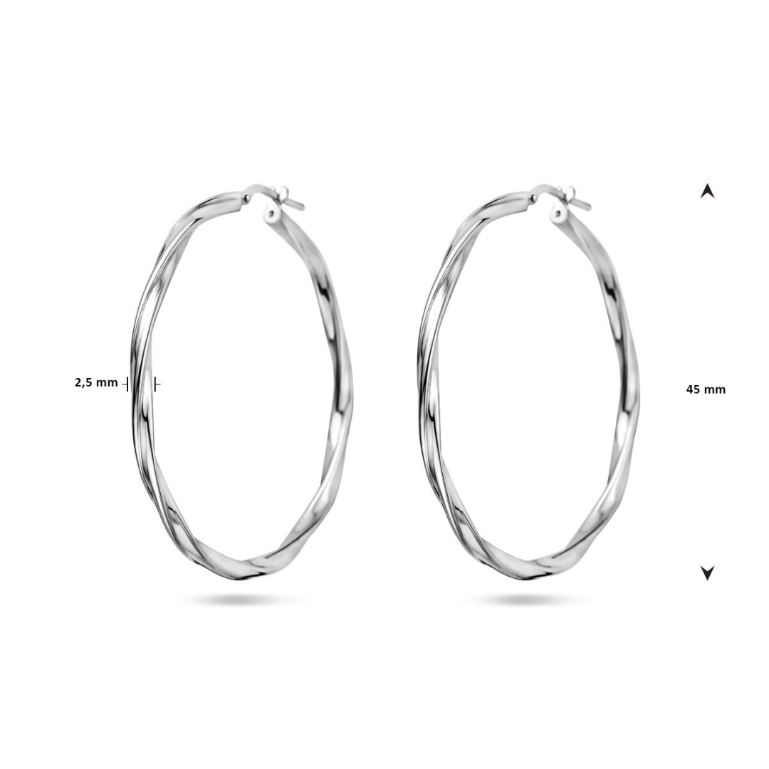 Oorsieraad zilver