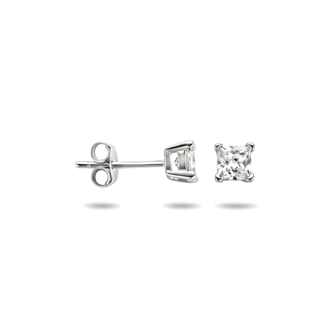Oorsieraad Wit,zilver