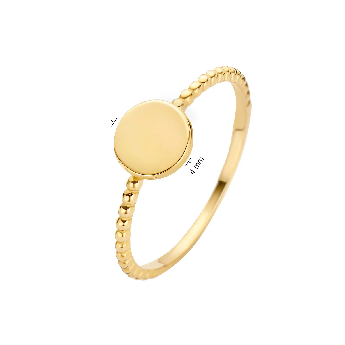 Jackie Bubble Disc Ring 585