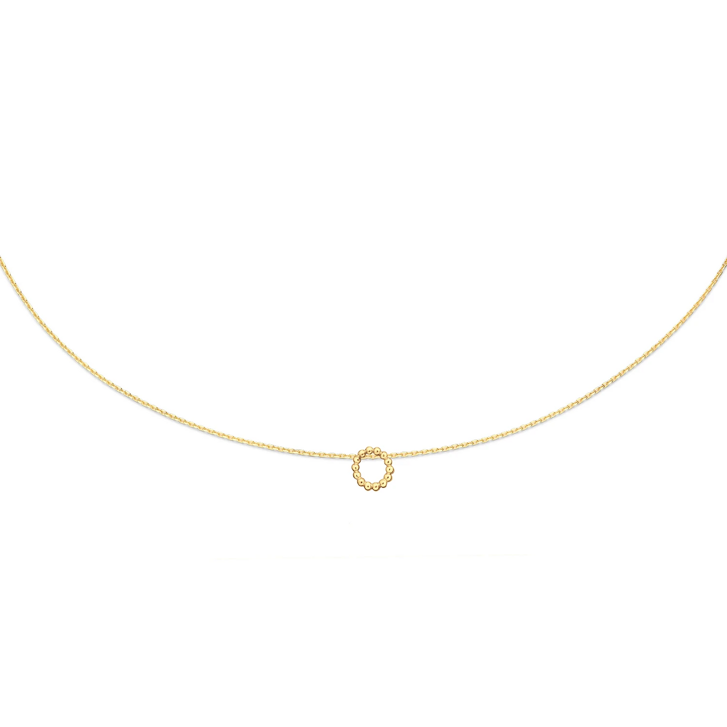 Jackie Bubbly Circle Necklace​ 585