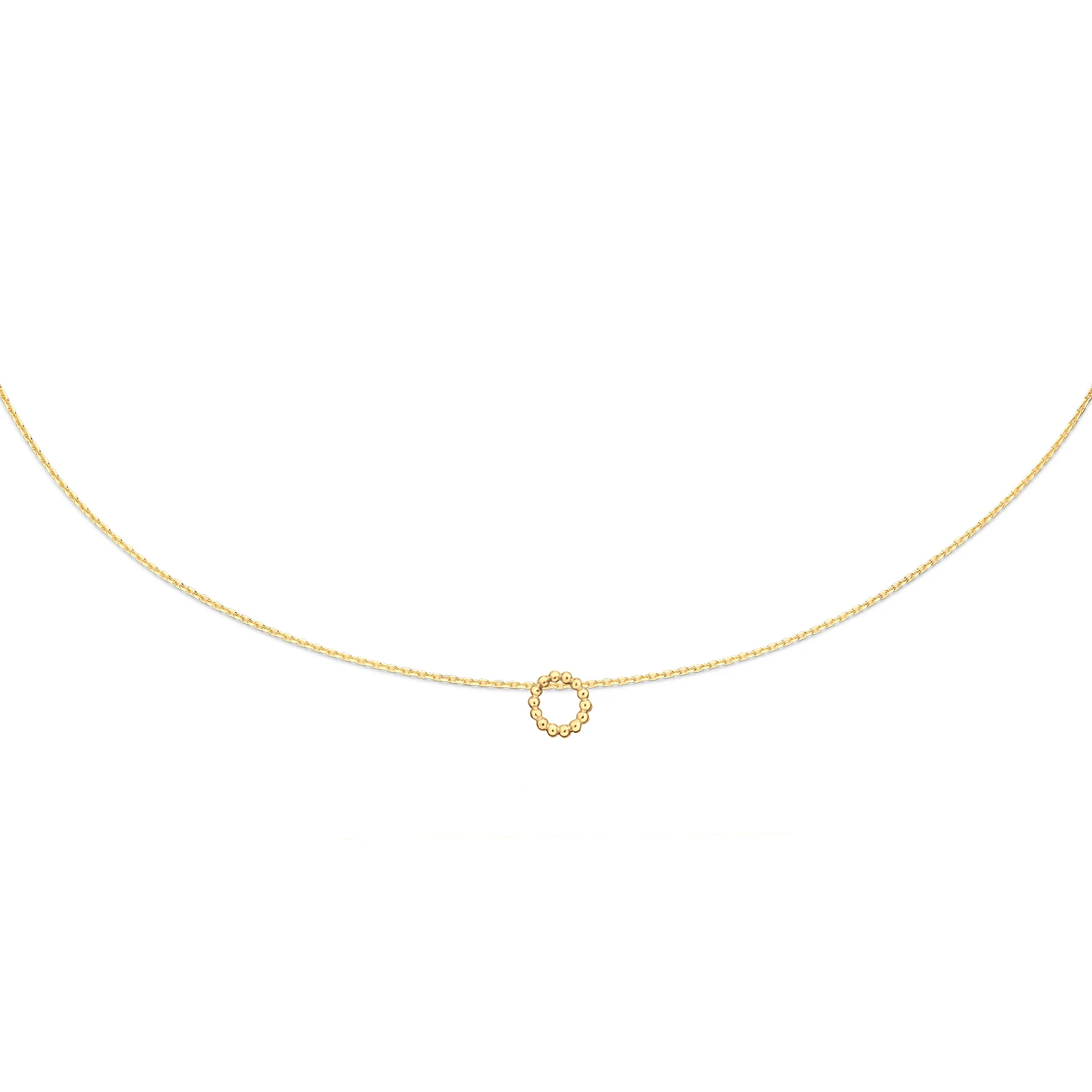 Jackie Bubbly Circle Necklace​ 585