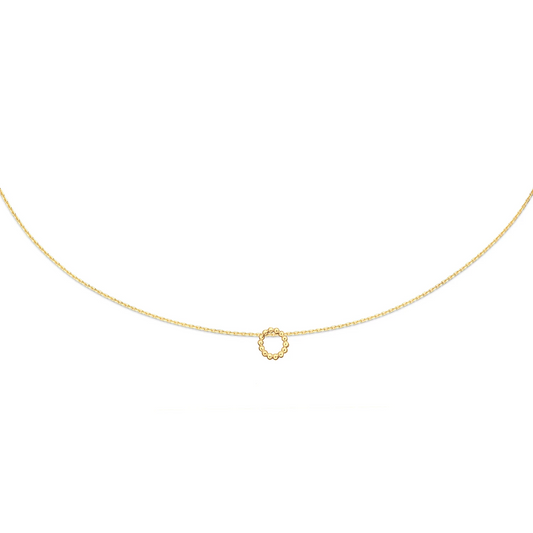 Jackie Bubbly Circle Necklace​ 585