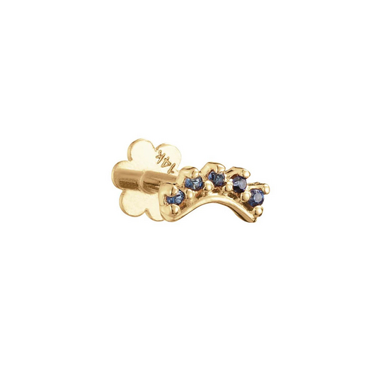 Jackie Curve Sapphire Piercing 585
