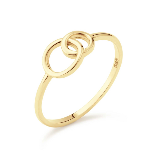 Jackie Giro Doppio Ring 585
