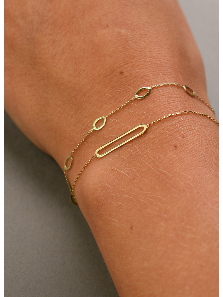 Jackie JKB21.083 Dames Armband Goud - 18cm