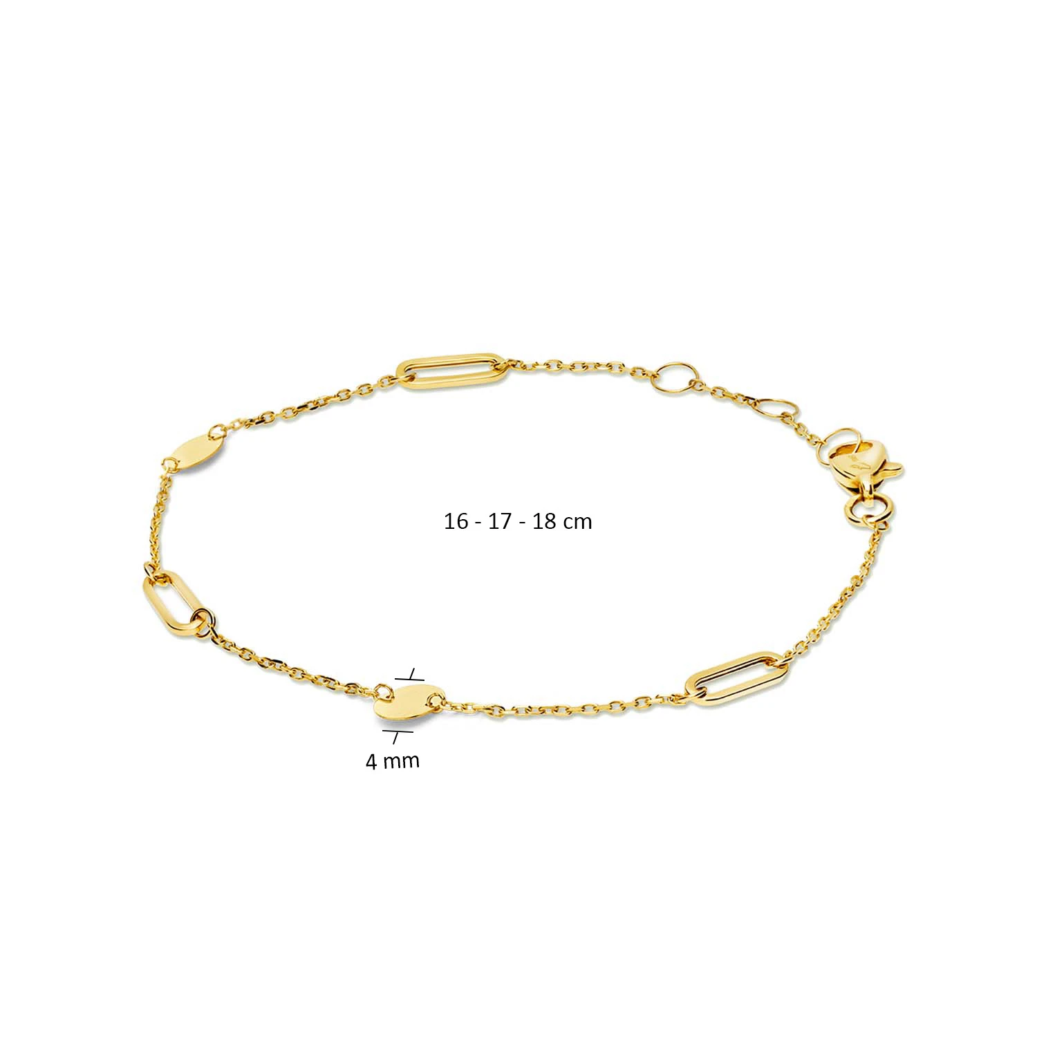 Jackie JKB23.254 Dames Armband Goud