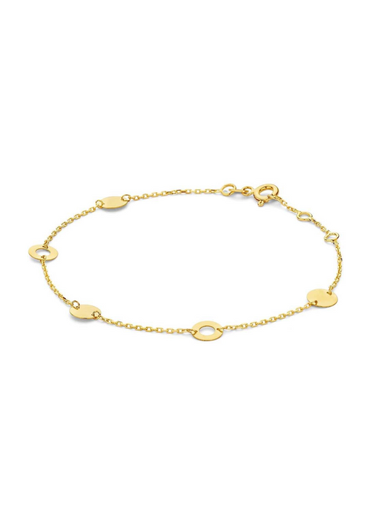 Jackie JKB23.302 Dames Armband Goud - 18cm