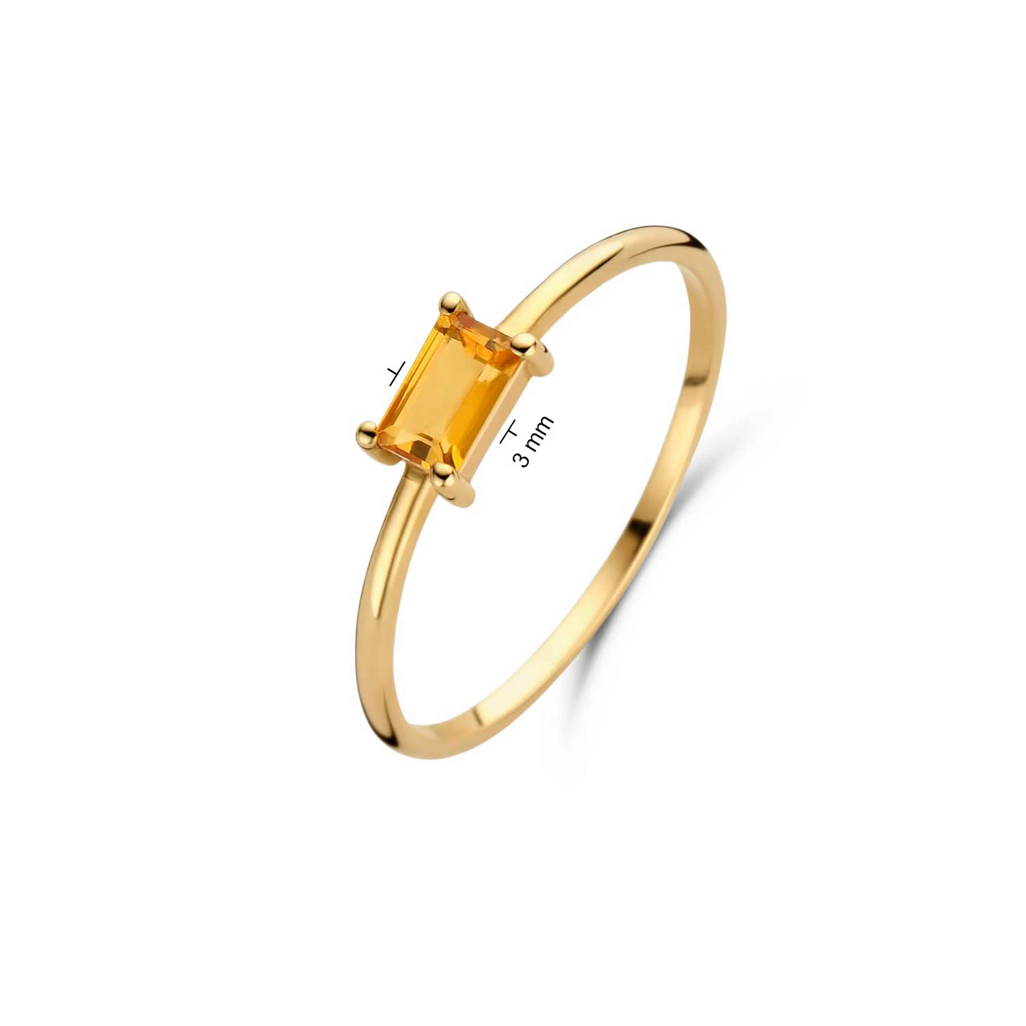 Jackie Medina Citrine Ring 585