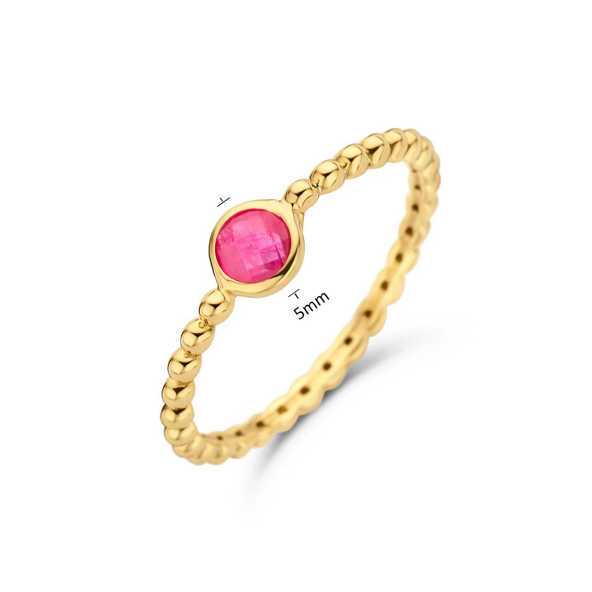 Jackie Sorrento Ruby Bubble Ring