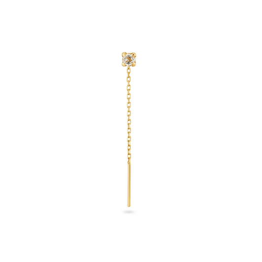 Jackie Van Gogh Wh.Top. Threater Single Stud