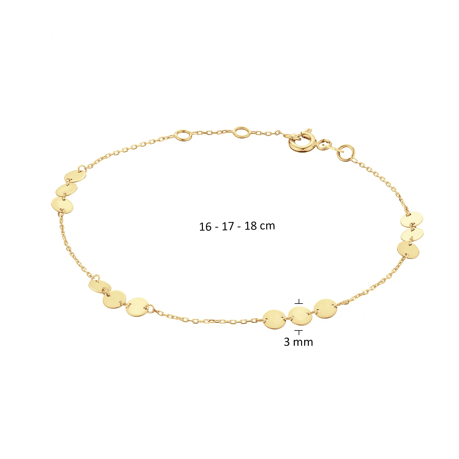 Jackie West End Bracelet​ 585 18cm