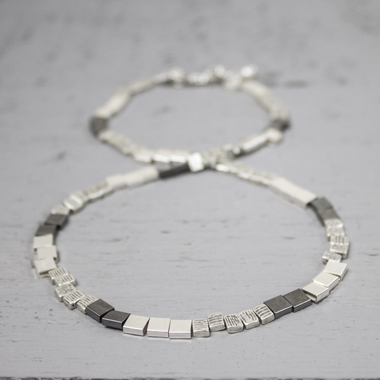 Collier Zilver/oxy