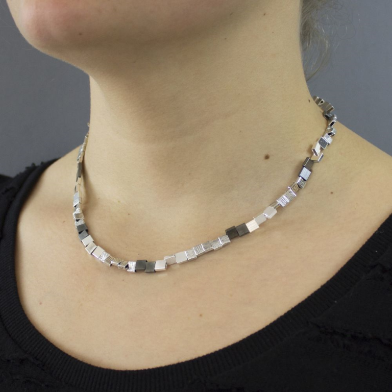Collier Zilver/oxy