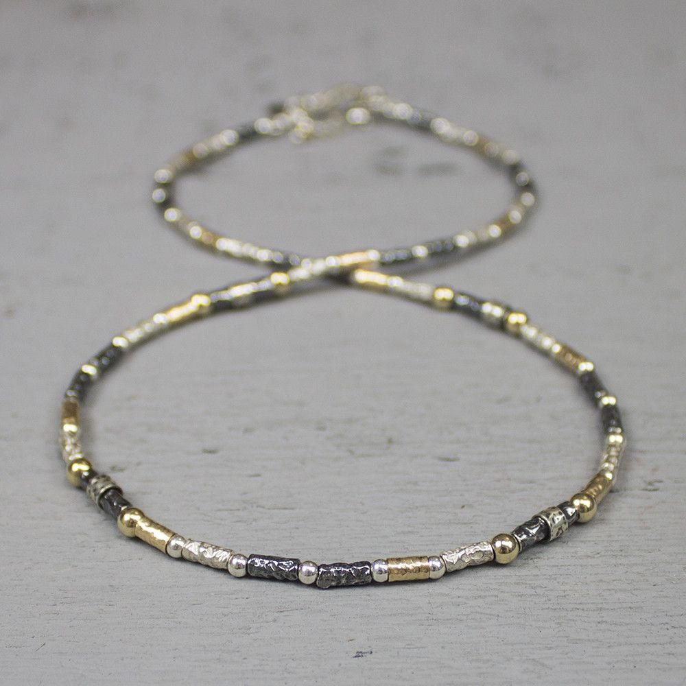 Collier Wit/zwart
