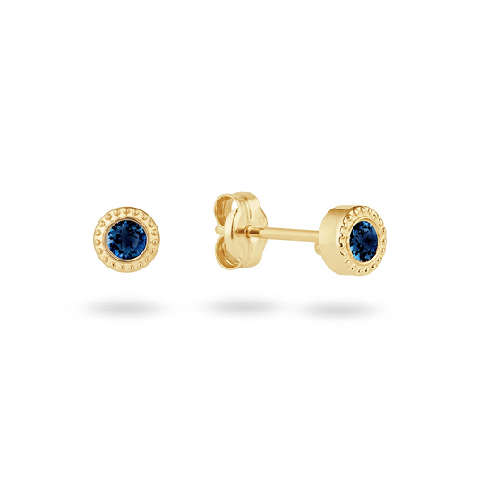 Kirstenbosch London Blue Topaz Studs  585