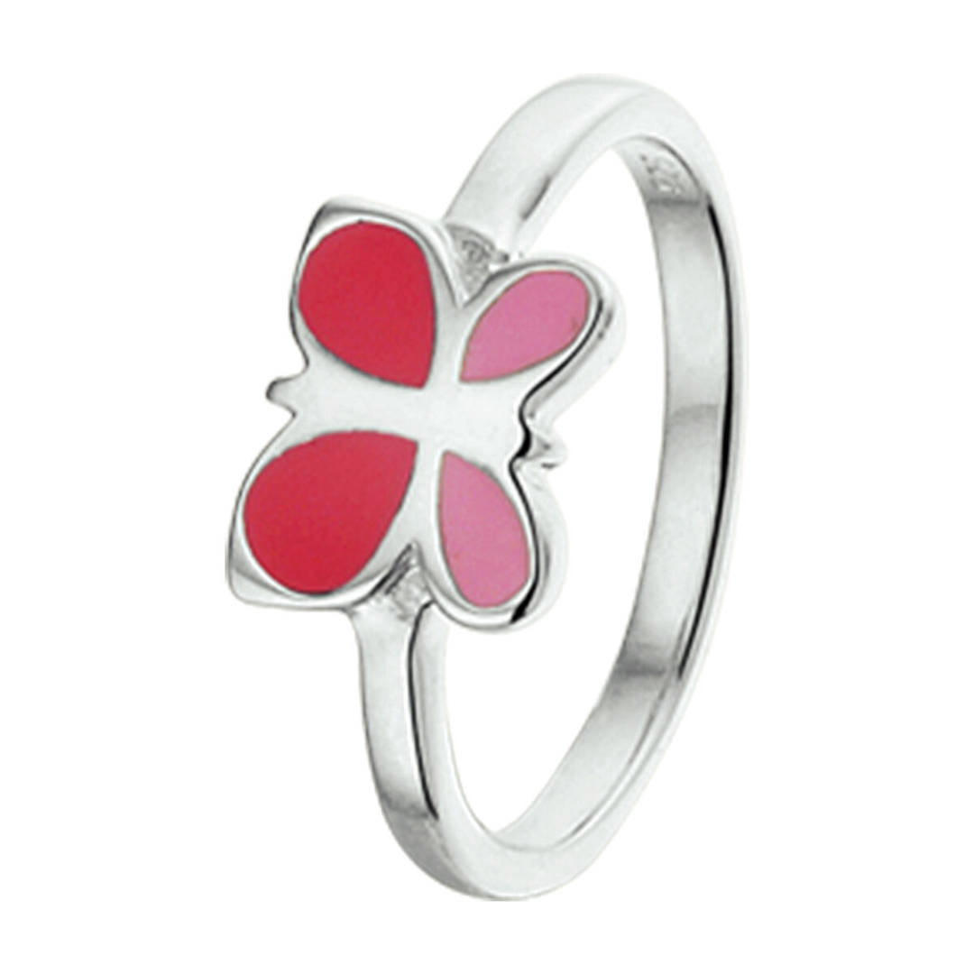 Ring Rood,roze,zilver