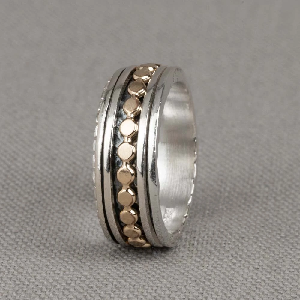 Ring zilver + Goldfilled