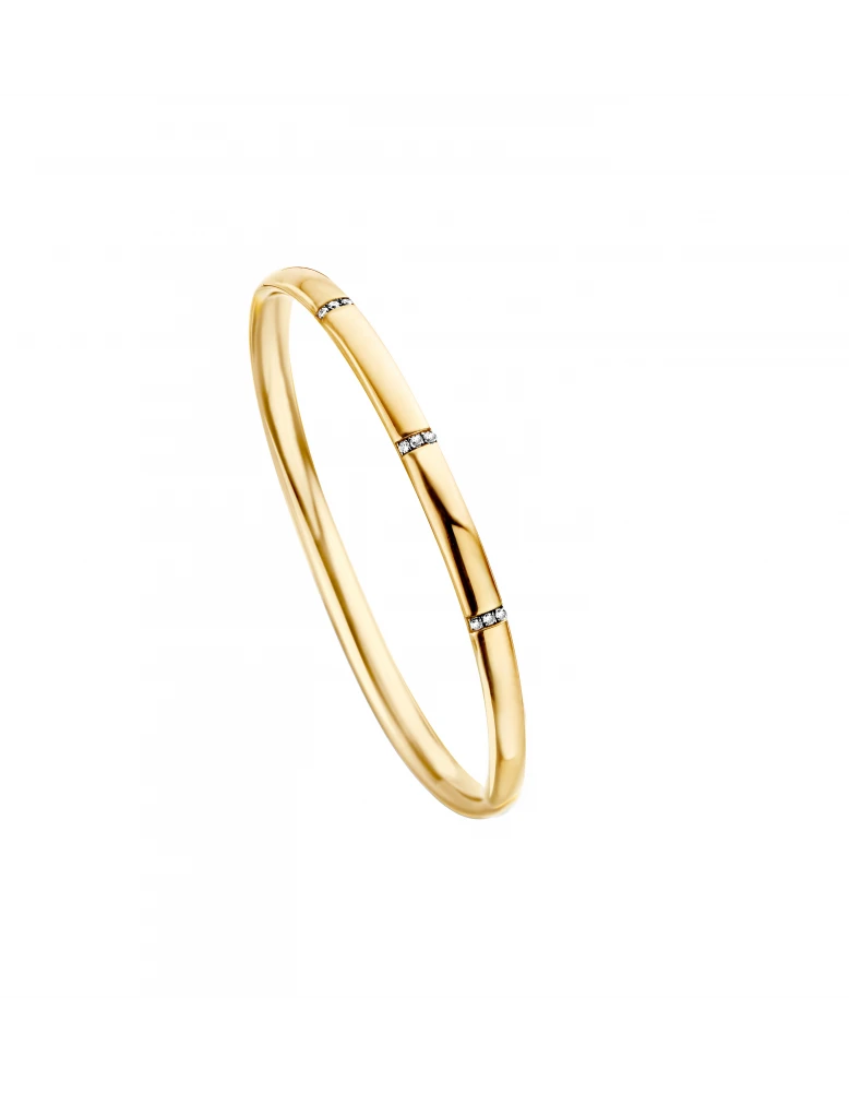 Slb diam 5mm/ovaal/61mm/0.09crt/geel